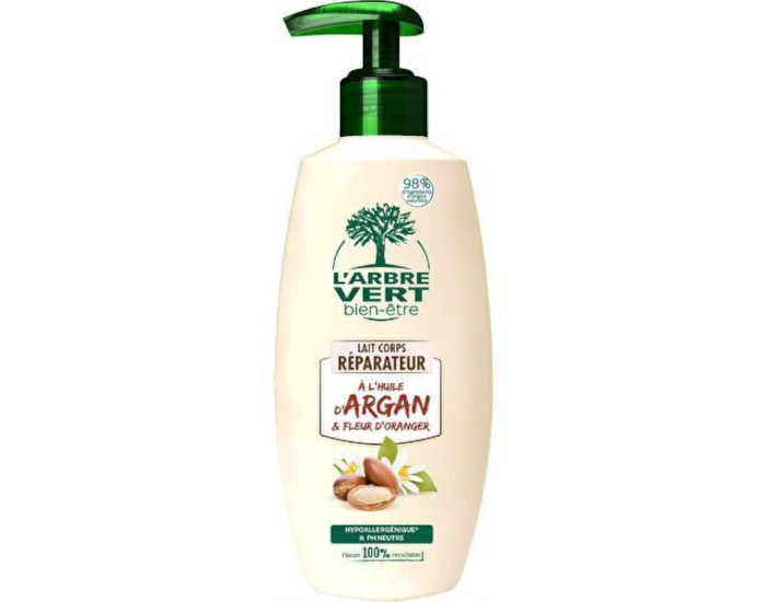 L'ARBRE VERT BIEN-TRE Lait Corps Rparateur Argan & Fleur d'Oranger - 250ml