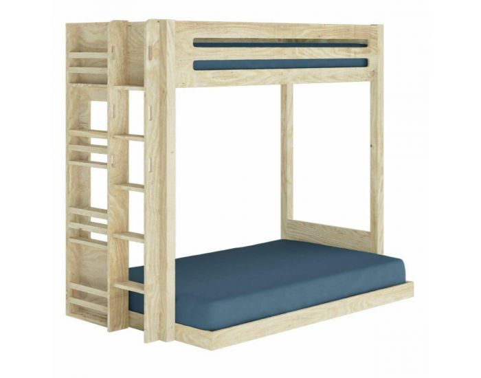 AKITEN RETAIL Lit Superpos - 3 Places - Montessori - Isa Bois naturel