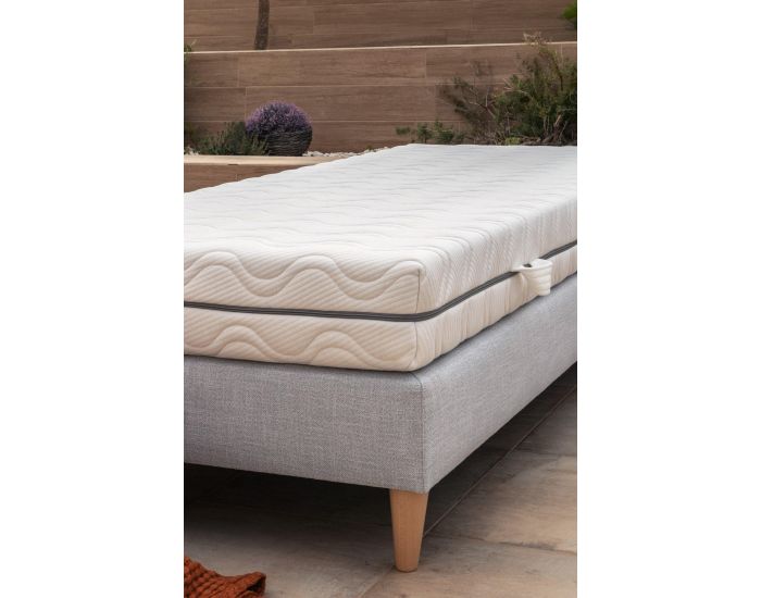 KADOLIS Matelas Enfant - Cocolatex - Version Laine Biologique 90 x 190 cm