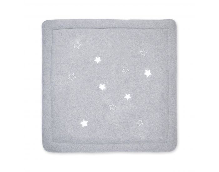 BEMINI Tapis de Parc et Jeu Pady - Terry - 100 x 100 cm Mix grey