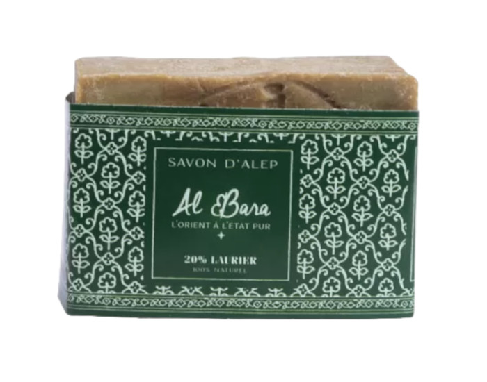 AL BARA Savon d'Alep Olive & 20% Laurier - 200 g