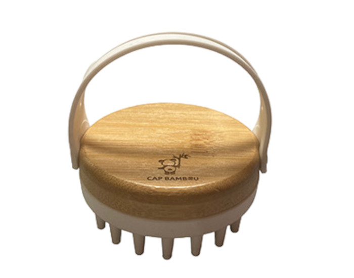 CAP BAMBOU Brosse de Massage Cuir Chevelu