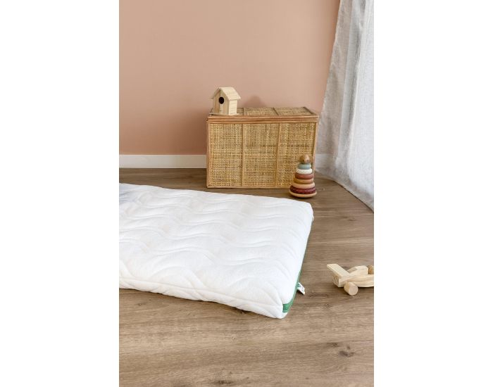 KADOLIS Matelas de Voyage - Roul - Aloe R - 60 x 120 cm Blanc