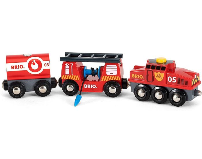 BRIO Train des Pompiers - Ds 3 ans