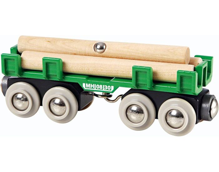 BRIO Wagon Convoyeur de Bois - Ds 3 ans