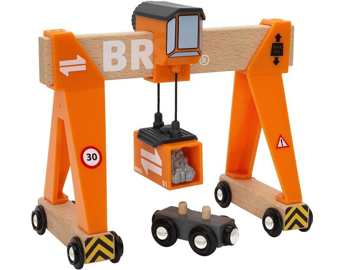 BRIO Grue-Portique - Ds 3 ans