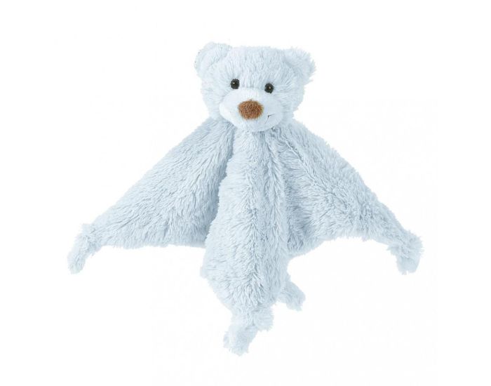 HAPPY HORSE Doudou Ours Boogy - Bleu - 24 cm - Ds 12 mois