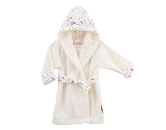 LITTLE CREVETTE Peignoir Enfant - Ecureuil Noisette