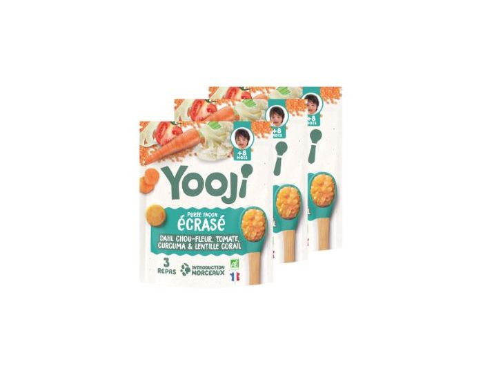 YOOJI Lot de 3 Ecrass Dahl - Ds 8 mois