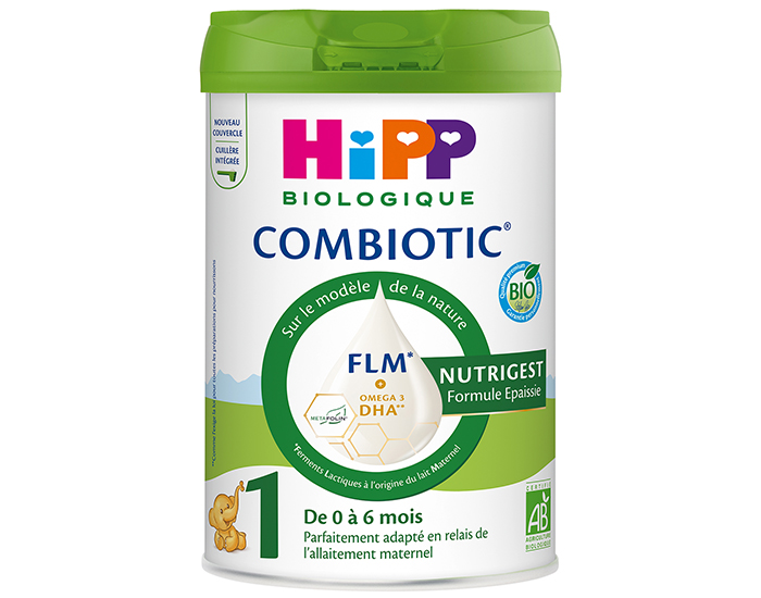 HIPP Lait pour Nourrisson 1 COMBIOTIC FLM Nutrigest - De 0  6 mois - 800 g