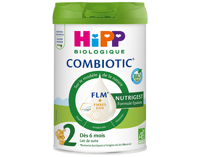 HIPP Lait de Suite 2 Combiotic FLM Nutrigest - De 6  12 mois - 800 g