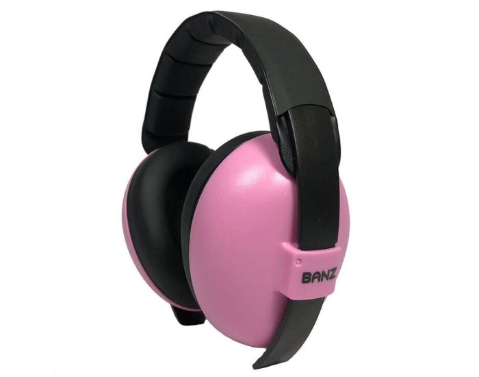 BABY BANZ Casque Anti Bruit pour Bb - Rose - 3 mois  3 ans