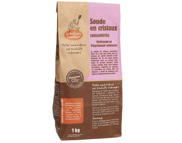 LA DROGUERIE ECOPRATIQUE Soude en Cristaux 1 Kg