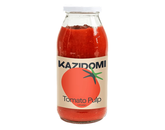 KAZIDOMI Pulpe de Tomate Bio - 510 g