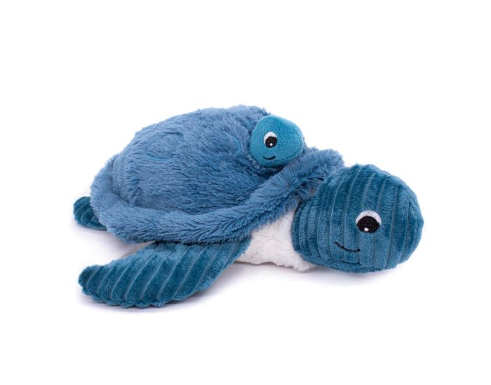 LES DGLINGOS Peluche Maman Bb Tortue - Bleu - Ds 12 mois