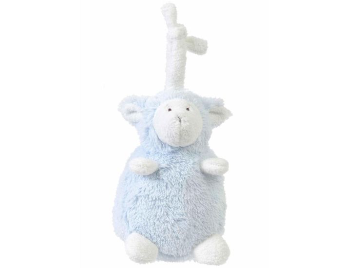 HAPPY HORSE Peluche Musicale Mouton - Bleu - 17 cm - Ds 12 mois 