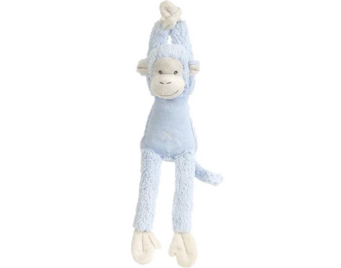 HAPPY HORSE Peluche Musicale Lapin Richie - Bleu - Ds 12 mois 