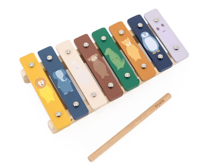 TRIXIE Xylophone en Bois - Ds 18 mois 