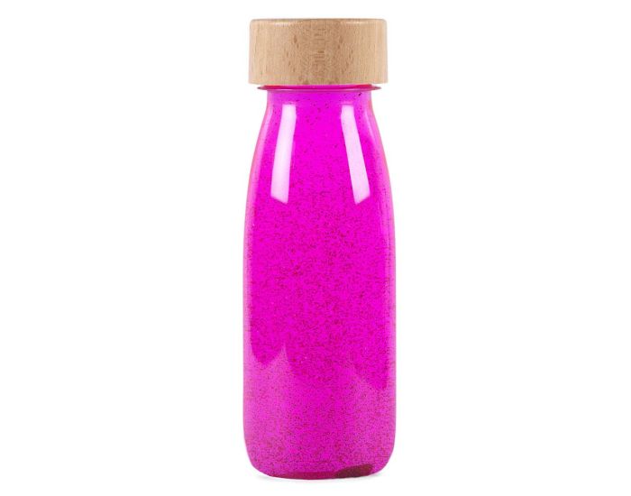 PETIT BOUM Bouteille Sensorielle - Rose Fluorescente - Ds 3 mois 