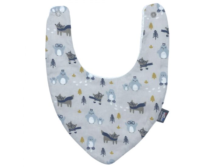 MON JOLI BAVOIR Bavoir Bandana - Animaux Polaires