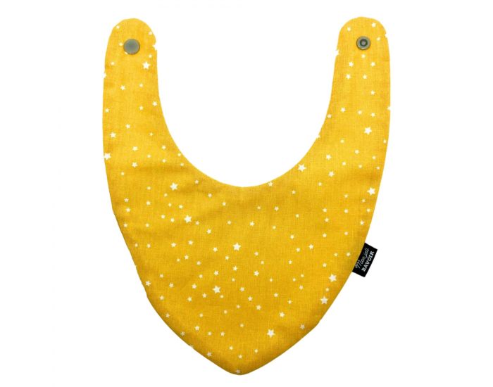 MON JOLI BAVOIR Bavoir Bandana - Etoiles - Jaune