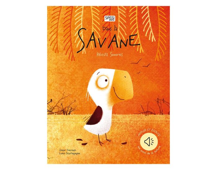 SASSI JUNIOR Livre Sonore - Dans la Savane - Ds 3 ans