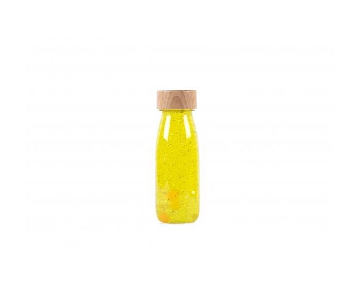 PETIT BOUM Bouteille Sensorielle - Float - Jaune - Ds 3 mois 