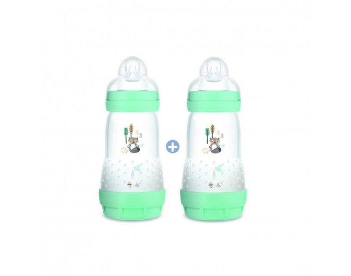 MAM Lot de 2 Biberons Anti-Coliques - Easy Start - 260 ml