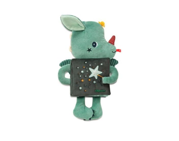 LILLIPUTIENS Livre Doudou - Joe le Dragon - Ds 6 mois