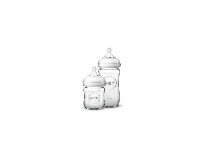 PHILIPS AVENT 2 Biberons Natural en Verre