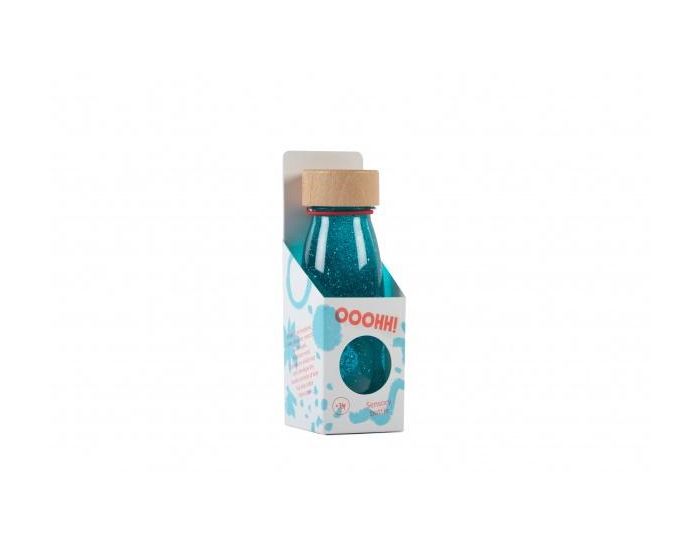 PETIT BOUM Bouteille Sensorielle - Float - Turquoise - Ds 3 mois 