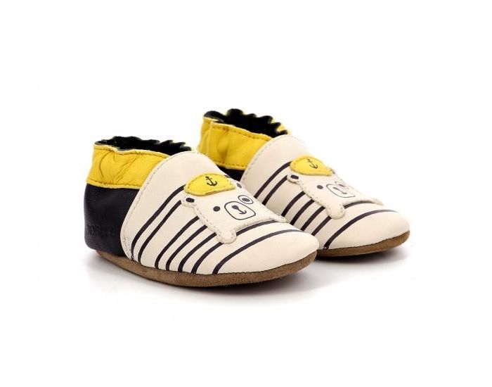 ROBEEZ Chaussons Cuir Naval Officer