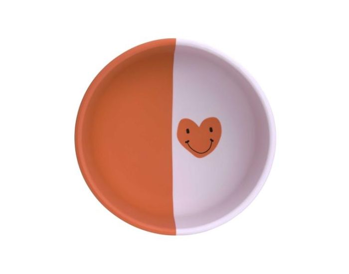 LSSIG Bol en Silicone - Happy Rascals  Coeur Lavande 