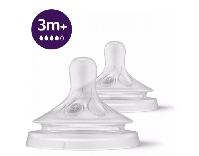 PHILIPS AVENT 2 Ttines Natural - Ds 3 mois - Dbit 4 