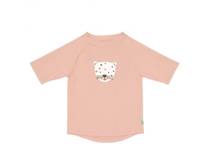 LSSIG T-Shirt Anti-UV Manches Courtes - Lopard - Rose