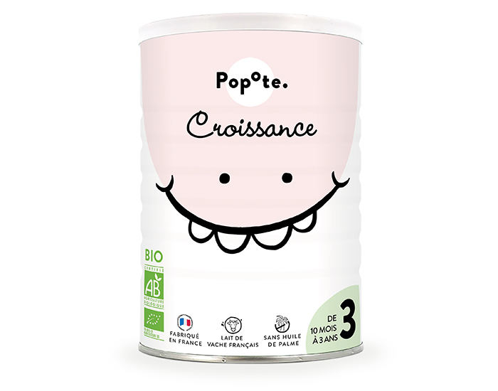 POPOTE Lait Infantile Croissance Bio - 400 g - De 10  36 mois