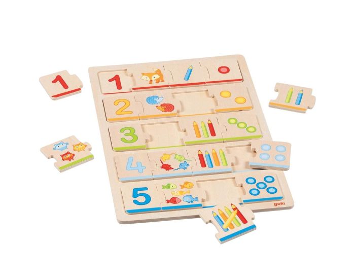 GOKI Puzzle Apprendre  Compter - Ds 2 ans 