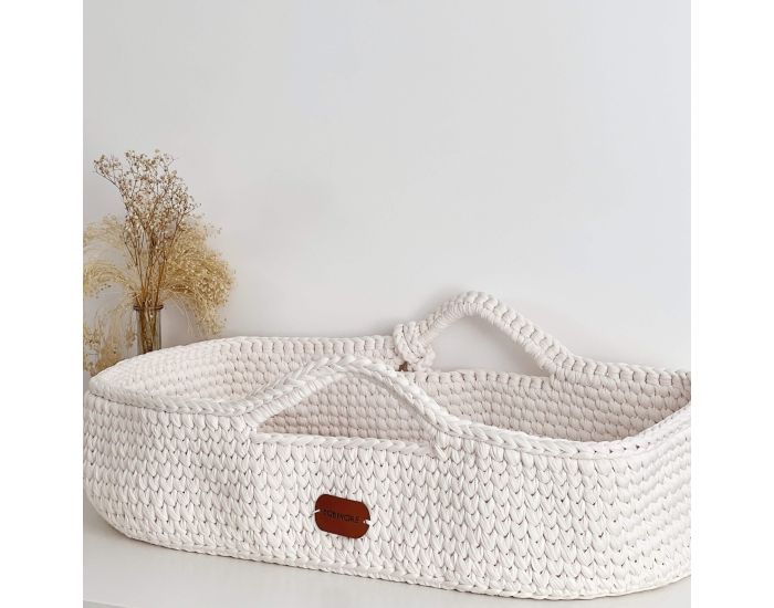 BABYKARE Couffin en Crochet avec Matelas Jade