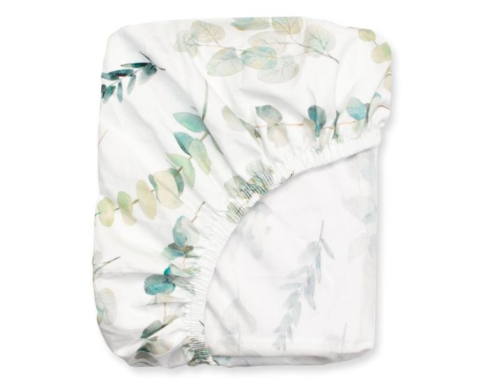 SEVIRA KIDS Drap-Housse en Coton - Eucalyptus