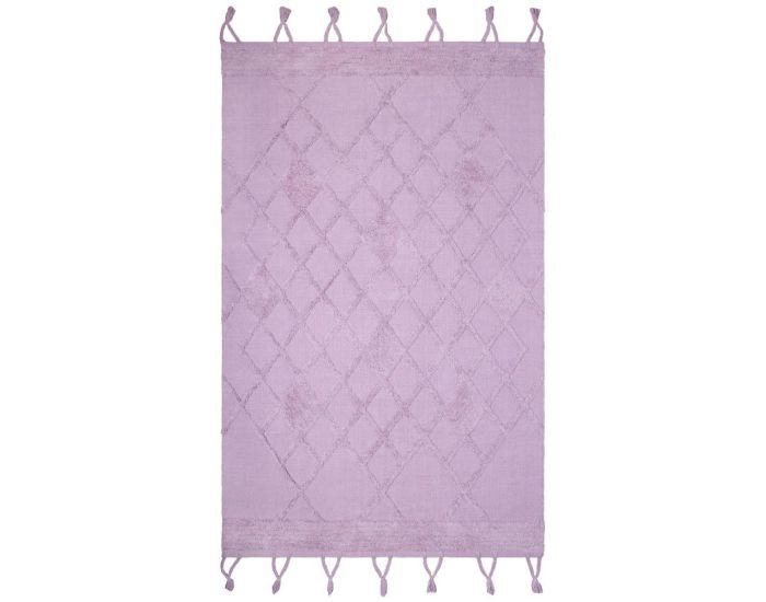 NATTIOT Tapis Coton - Eemee - Mauve