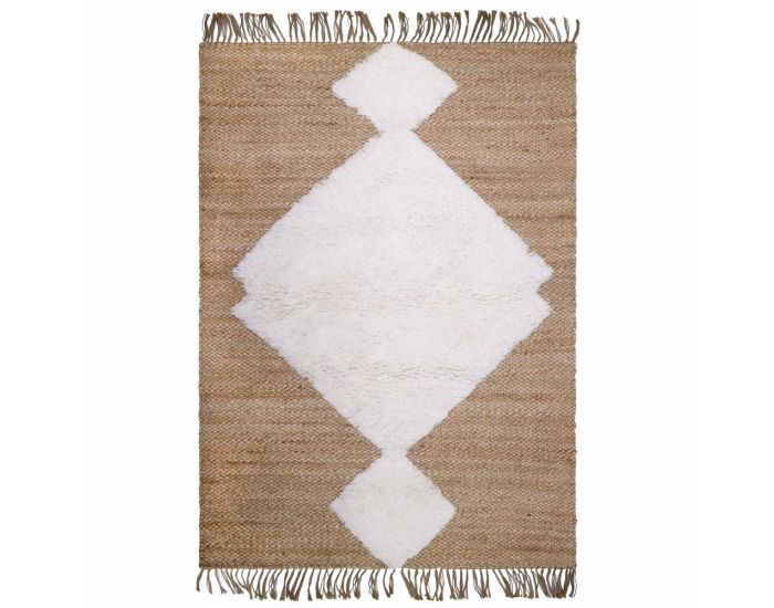 NATTIOT Tapis Jute - Elton - 110 x 170 cm