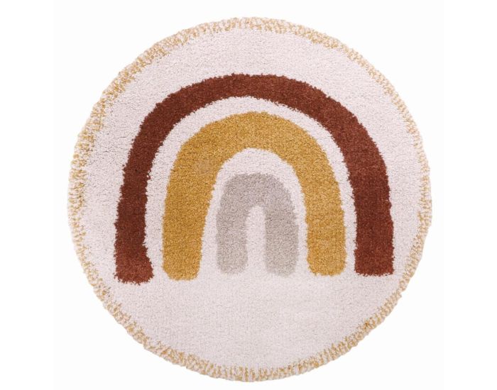 NATTIOT Tapis Enfant - Arc en Ciel - Bohemian Rainbow -  120 cm