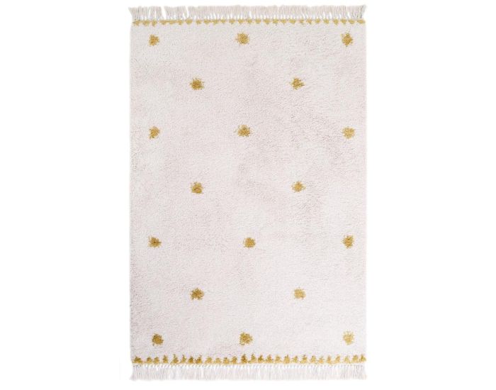 NATTIOT Tapis Enfant - Wooly Lemon - 120 x 170 cm