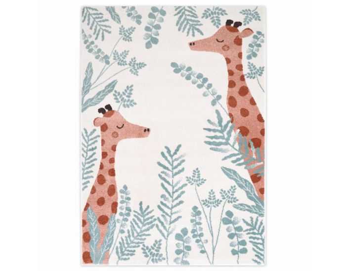 NATTIOT Tapis Enfant - Girafe - Nisu - 120 x 170 cm