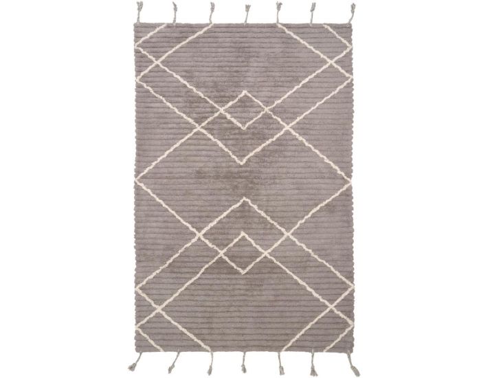 NATTIOT Tapis Coton - Lssa - Stone 