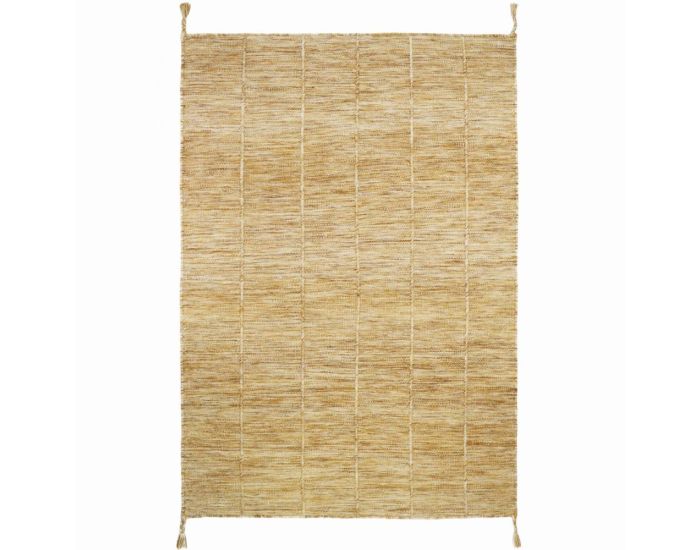 NATTIOT Tapis Coton - Lhena - Jaune Brun