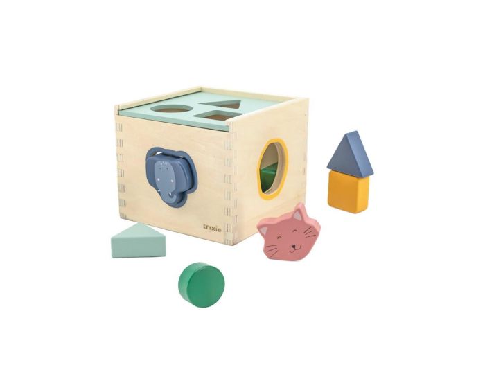 TRIXIE Cubes  Formes en Bois Animaux - Ds 18 mois