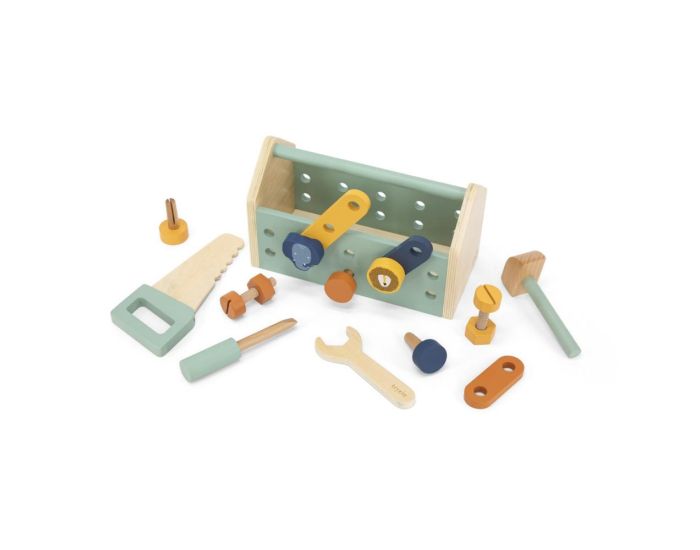 TRIXIE Bote  Outils en Bois - Ds 2 ans