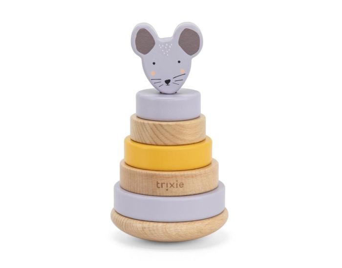 TRIXIE Tour  Empiler en Bois - Mrs. Mouse - Ds 12 mois