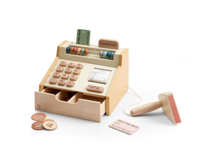 SEBRA Caisse Enregistreuse en Bois - Ds 3 ans